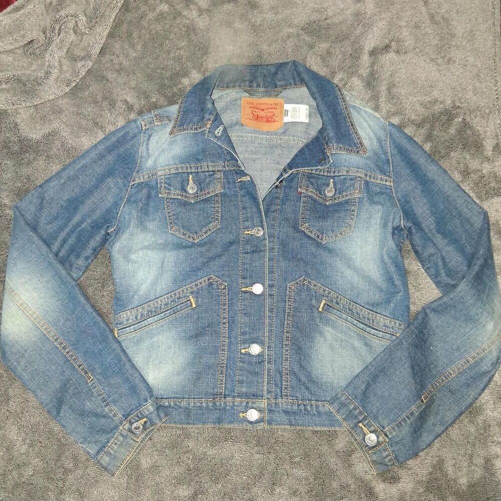 Levi-s Women's Blue and Navy Jacket